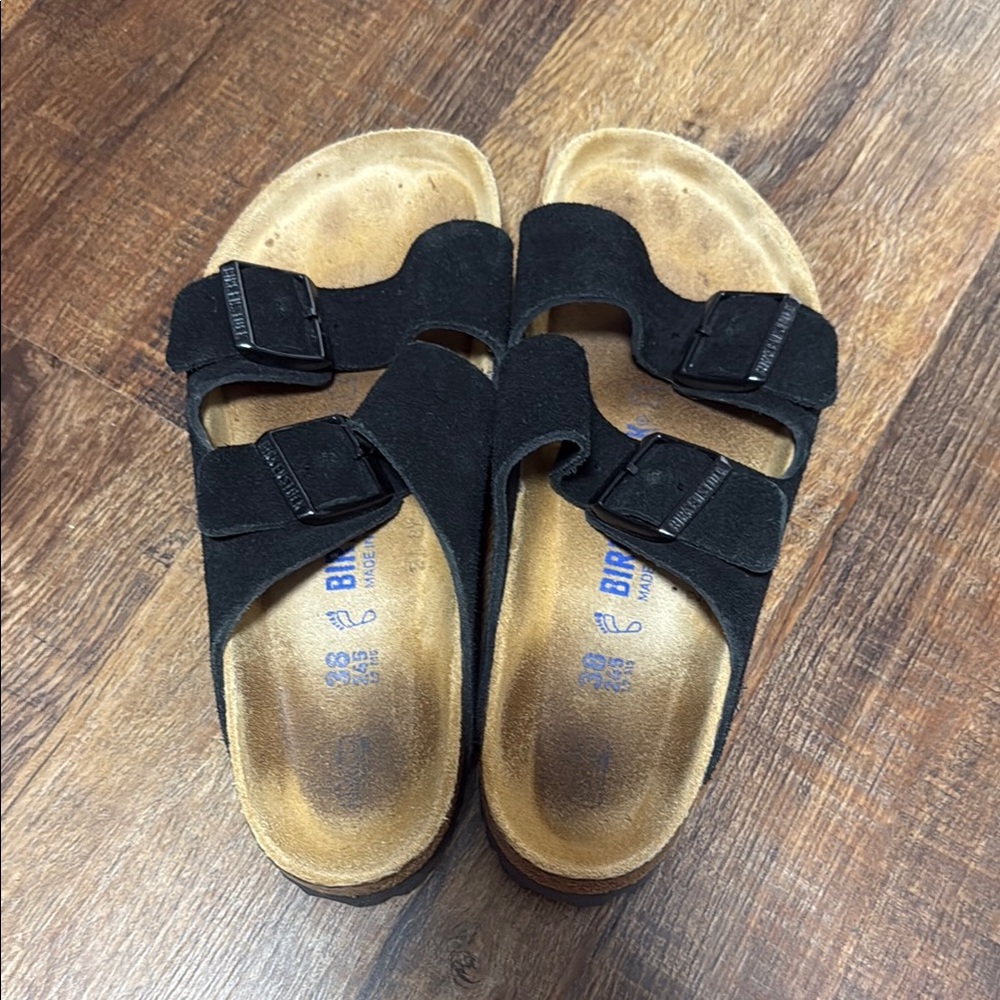 Birkenstock Black Suede Arizona Sandal